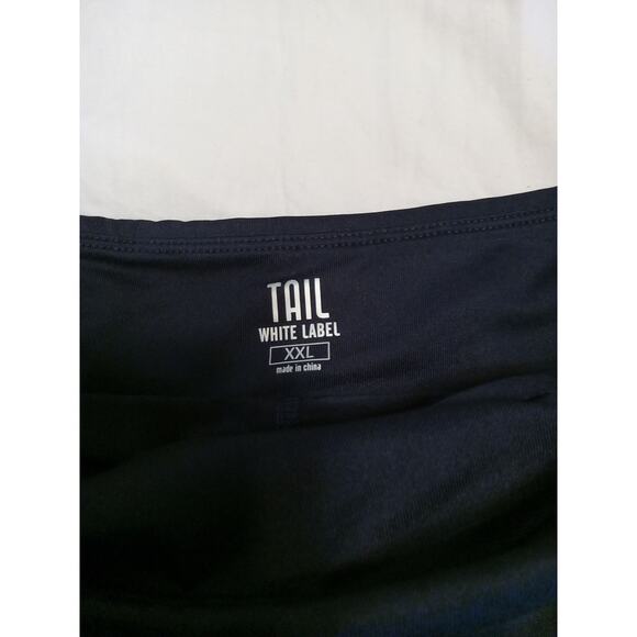NWT TAIL WHITE LABEL Women's Size XXL Pull-On Black Skort, Flounce NIGHT - Picture 3 of 7